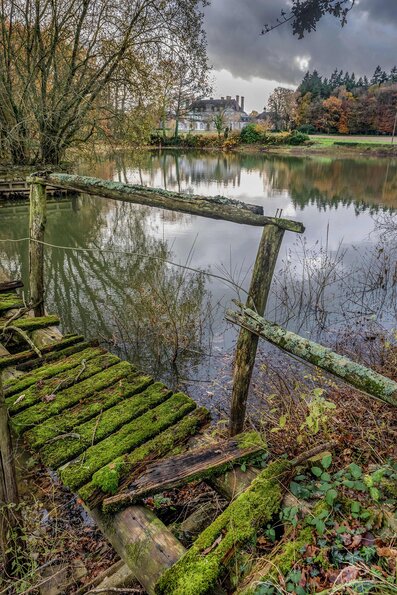 sur le pont du Plessix