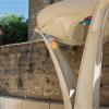 La fontaine éclairée
